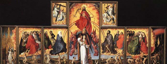 WEYDEN, Rogier van der The Last Judgment Polyptych China oil painting art
